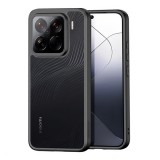 Dux ducis Xiaomi 15 aimo szilikon telefonvédő (ütésállóság, kameravédő, matt, hullám) fekete