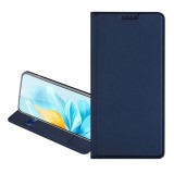 Dux Ducis Xiaomi 17 Ultra skin pro tok álló, bőr hatású (flip, oldalra nyíló, kártyazseb, asztali tartó) sötétkék