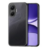 Dux ducis Xiaomi Poco F7 aimo szilikon telefonvédő (ütésállóság, kameravédő, matt, hullám) fekete