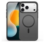 DUX DUCIS YIND szilikon telefonvédő (ütésállóság, kameravédő, matt, MagSafe) FEKETE Apple iPhone 17 Pro