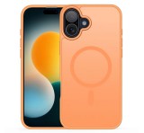 DUX DUCIS YIND szilikon telefonvédő (ütésállóság, kameravédő, matt, MagSafe) NARANCSSÁRGA Apple iPhone 17