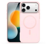 DUX DUCIS YIND szilikon telefonvédő (ütésállóság, kameravédő, matt, MagSafe) RÓZSASZÍN Apple iPhone 17 Pro