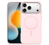 DUX DUCIS YIND szilikon telefonvédő (ütésállóság, kameravédő, matt, MagSafe) RÓZSASZÍN Apple iPhone 17 Pro Max