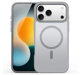 DUX DUCIS YIND szilikon telefonvédő (ütésállóság, kameravédő, matt, MagSafe) VILÁGOSSZÜRKE Apple iPhone 17 Pro Max
