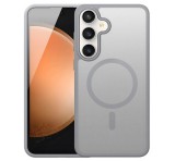 DUX DUCIS YIND szilikon telefonvédő (ütésállóság, kameravédő, matt, MagSafe) VILÁGOSSZÜRKE Samsung Galaxy S25 FE (SM-S731)