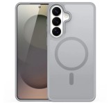 DUX DUCIS YIND szilikon telefonvédő (ütésállóság, kameravédő, matt, MagSafe) VILÁGOSSZÜRKE Samsung Galaxy S26 Plus (SM-S947)