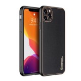 Dux Ducis Yolo műanyag telefonvédő ( Apple iPhone 12 Pro Max szilikon keret, közepesen ütésálló hátlap) fekete
