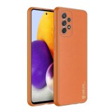 Dux Ducis Yolo műanyag telefonvédő ( Samsung Galaxy A72 (SM-A726F) szilikon keret, közepesen ütésálló hátlap) narancs