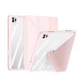 DuxDucis Origami Magi - iPad Pro 11" (2022-2018) ütésálló tok Pencil tartóval - pink