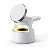 DUZZONA W23 5-in-1 Mágneses vezeték nélküli töltőállomás Bluetooth hangszóróval