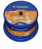 Dvd-r lemez, azo, 4,7gb, 16x, 50 db, hengeren, verbatim 43548