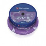 DVD+R lemez, AZO, 4,7GB, 16x, hengeren, VERBATIM [25 db]