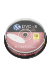 Dvd+r lemez, nyomtatható, kétréteg&#369;, 8,5gb, 8x, 10 db, hengeren, hp 69306