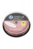 DVD+R lemez, nyomtatható, kétrétegű, 8,5GB, 8x, 10 db, hengeren, HP (DVDH+8DLB10N)