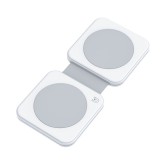 Dviced 2-in-1 Foldable Magnetic Wireless charger White DV230007