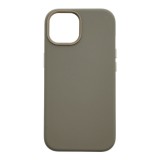 Dviced Leather case with magsafe for iPhone 15 Grey DV512016