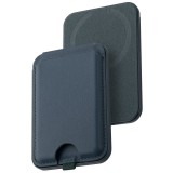 Dviced Leather magsafe foldable cardholder and stand Blue DV550005