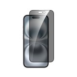 Dviced Privacy tempered glass screen protector edge to edge for iPhone 16 with applicator Duo Pack DV520021