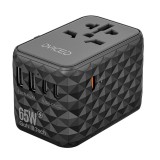 Dviced Universal Travel Adapter 65W GaN Black DV240001