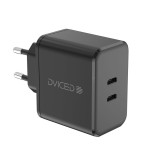 Dviced Wall Charger 65W and 1,25m cable GaN EU Black DV221011