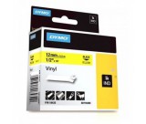 Dymo címke LM D1 vinyl 12mm sárga