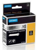 DYMO címke Rhino poliészter 12 mm fémes