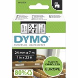 Dymo D1 53713 fehér alapon fekete eredeti feliratozó szalag (S0720930)