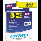 DYMO "D1" Feliratozógép szalag 12 mm x 7 m fekete-sárga (GD45018) (GD45018)