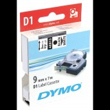 DYMO "D1" Feliratozógép szalag 9 mm x 7 m fekete-fehér (GD40913) (GD40913)