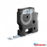 Dymo kompatibilis DYMO D1 12mm x 7 m átlátszó-fekete 45010 (utángyártott)