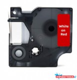 Dymo kompatibilis Utángyártott DYMO D1 40927 9mm x 7m fehér-piros