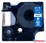 Dymo kompatibilis Utángyártott DYMO D1 45026 12mm x 7 m kék-fekete