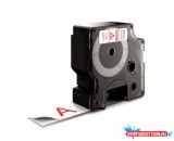 Dymo kompatibilis Utángyártott DYMO D1 D53715 24mm x 7m fehér-piros #S0720950