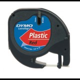 DYMO "Letratag" feliratozógép szalag 12 mm x 4 m piros (GD59424) (S0721630)