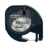 Dymo LT 4m fém ezüst feliratozógép szalag (355.770)