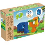 Dzsungel | építőjáték | 27 db építőkocka | BiOBUDDi BB-0106