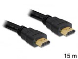 Delock 82710 High Speed HDMI Ethernet kábel A - A apa - apa 15m