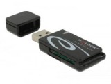 Delock Mini USB-A kártyaolvasó SD és Micro SD csatlakozó felülettel (91602)