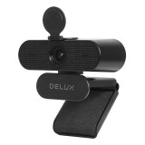 Delux DC03 webkamera mikrofonnal (fekete) (DC03) - Webkamera