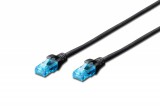 Digitus DK-1512-100/BL hálózati kábel Fekete 10 M Cat5e U/UTP (UTP)