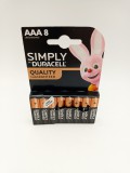 Duracell elem AAA 8 db-os Simply