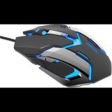 E-Blue Auroza Gaming Egér 4000 DPI Optikai USB Fekete (EMS639BKAA-UI)