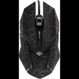 E-Blue Auroza Gaming Egér 4000DPI Optikai 6 Gombos Fekete (EMS639BKCA-IU)
