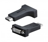E-Zone DisplayPort -> DVI átalakitó adapter, fekete