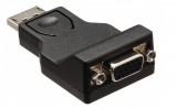 E-Zone DisplayPort -> VGA átalakító adapter, fekete