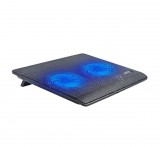 E-Zone Dupla Ventilátoros Laptop Hűtő, N139, 23mm vékony, 14-17"-es fekete