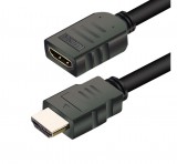 E-Zone HDMI 2.0 hosszabbító kábel, 1.5 méter, fekete