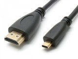 E-Zone HDMI/Micro HDMI kábel, 1.0 méter, fekete