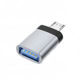 E-Zone OTG átalakitó adapter (USB 2.0->MicroUSB ), Ezüst