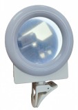 E-Zone Univerzális Szelfi LED Tükör, gyűrű ring/körfény, telefonra, tabletre csíptethető, fehér keret